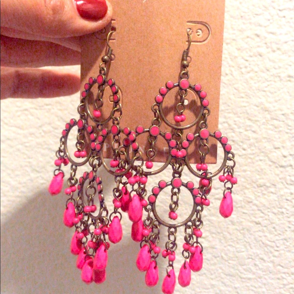 Fun bright Pink earrings